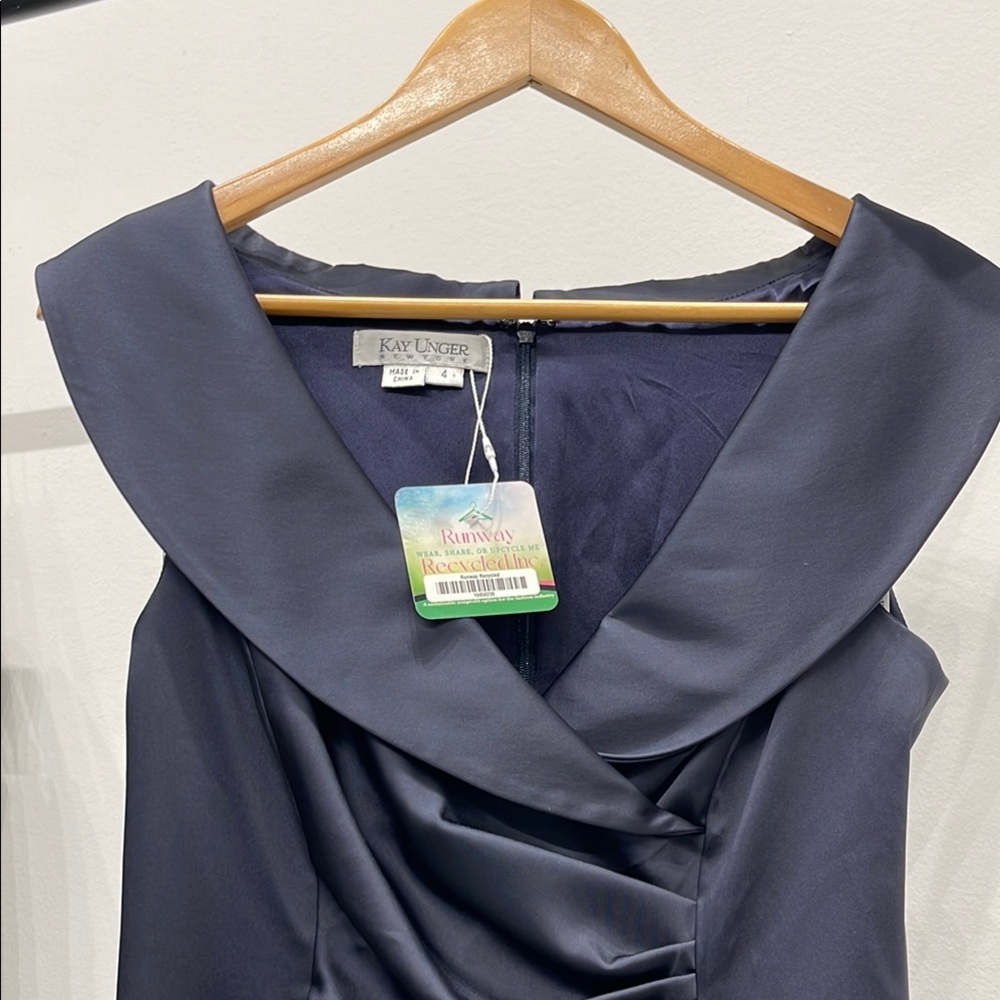 Kay Unger Navy Blue Women's Dress